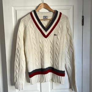 Vintage Lacoste cricket sweater